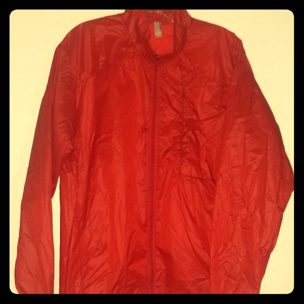 American Apperal Red light windbreaker